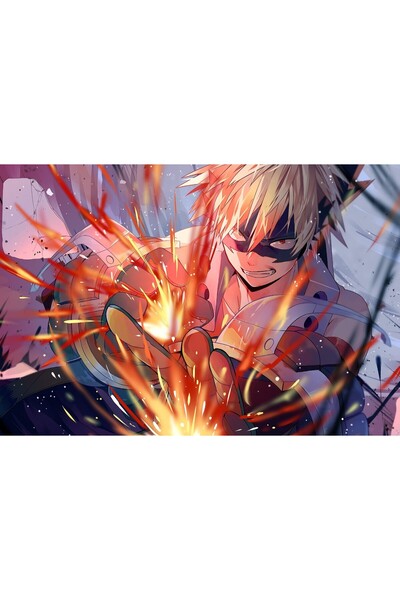 Zumzeria Καμβάς Tablou My Hero Academia Bakugo Explosion, 80x50εκ.,