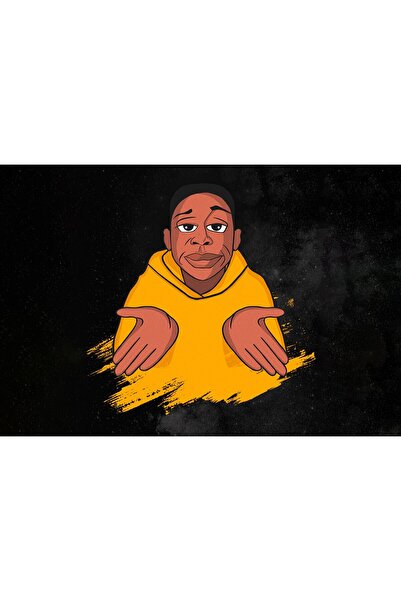 Zumzeria Πίνακας σε καμβά Khaby Lame, 80x50εκ., tableau631,