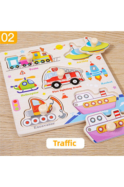 Choice ألعاب الألغاز الخشبية من DATGO Montessori للأطفال، لعبة تركيب الصور المقطوعة، لعبة السمك، لعبة الإدراك الحياتي، لعبة الوالدين والطفل