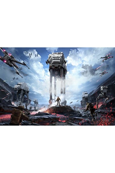 Zumzeria Καμβάς Ταμπλόου Star Wars Stormfront, 80x50εκ.,