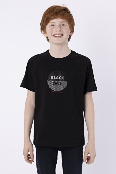 Black One 100% бавовняна тканина Супрем з інжекційним принтом, дитяча футболк...