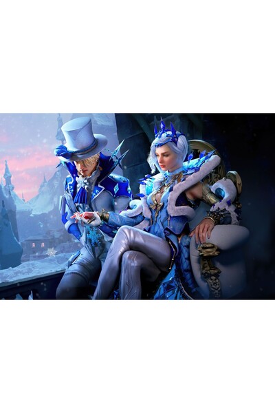 OEM Set de rigle pentru postere Pubg Wintry, 61x90cm, poster2327, Zumzeria