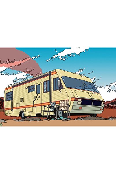 OEM Posterul Breaking Bad Van, 61x90cm, poster2815, Zumzeria