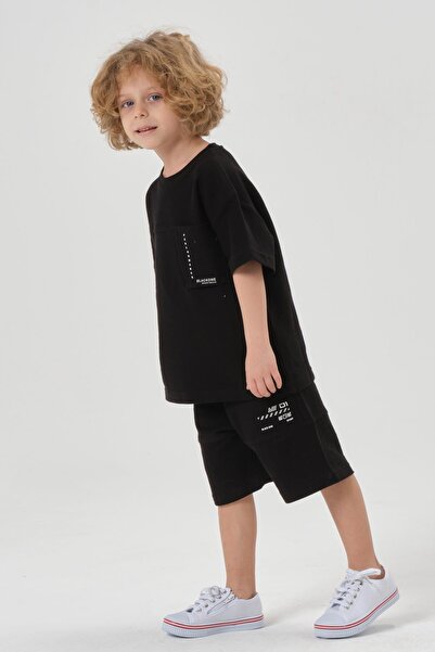 Black One Σετ αγορίστικο σορτς με λαιμόκοψη