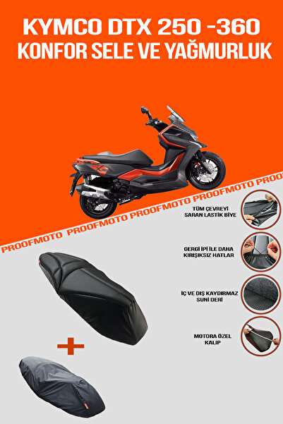 PROOFMOTO Kymco Dtx 360 Comfort Seat and Raincoat Cover