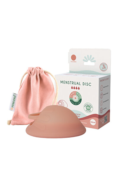 FemiEko Disc menstrual delicat – Ultra-Moale Confort, SaniConcentrate™, capac...