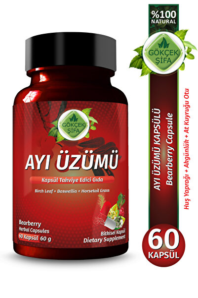 Gökçek Şifa Ayı Üzümü Kapsül (BEAR BERRY CAPSULE)