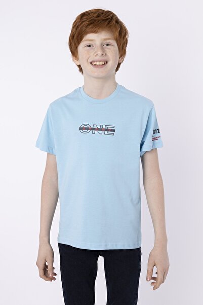 Black One 100% бавовняна тканина супрем, чоловіча дитяча футболка з інжекційним принтом, літня, з велосипедним коміром