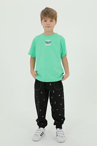 Black One Велосипедний комір з тропічним візерунком для хлопчиків 2 частини н...