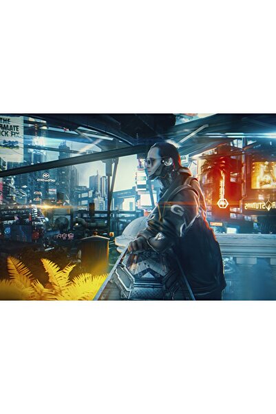 OEM Posterul Cyberpunk 2077 City Life SF, 61x90cm, poster1994, Zumzeria