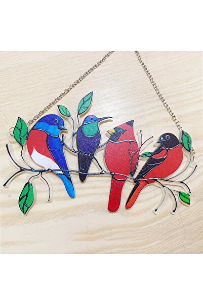 Choice 4 طيور، قطعة واحدة، قلادات ديكور منزلي، قلادات طيور، زينة سلسلة أسراب ...