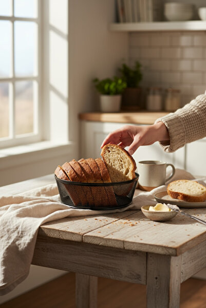 EVSTYLE 3-Piece Fruit Bowl & Bread Bowl 19 cm