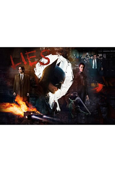 Zumzeria Tablou Canvas The Batman 2022, 80x50cm, tablou693, ®