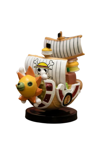 BANDAI لعبة سفينة ون بيس من صن شاين أنمي مقاس 7 سم، قارب صغير لطيف للغاية من ...