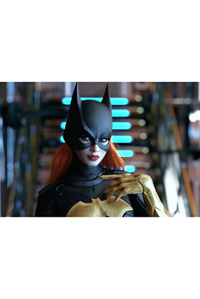 OEM Poster Batgirl costum negru armură aurie, 61x90cm, poster2607, Zumzeria