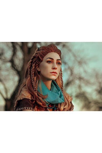 Zumzeria Tablou Canvas Aloy Horizon Zero Dawn Cosplay, 80x50cm, tablou1351, ®