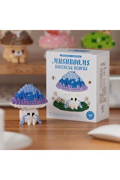 Choice7 لعبة بناء فطر لطيفة بدون صندوق 7252، لعبة محاكاة إبداعية، مكعبات بناء...