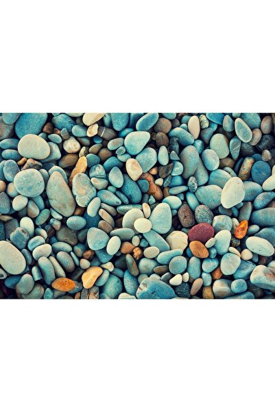 Zumzeria Πίνακας σε καμβά με πολύχρωμα βότσαλα, 80x50εκ., καμβάς112,