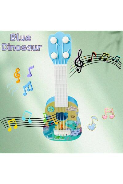 Choice لعبة جيتار وآلة وترية موسيقية للأطفال بإصدار صغير باللون الأزرق، لعبة ...