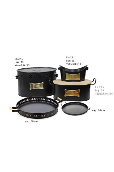 EVSTYLE 5 Piece Multi-Purpose Kitchen Storage Dowry Set