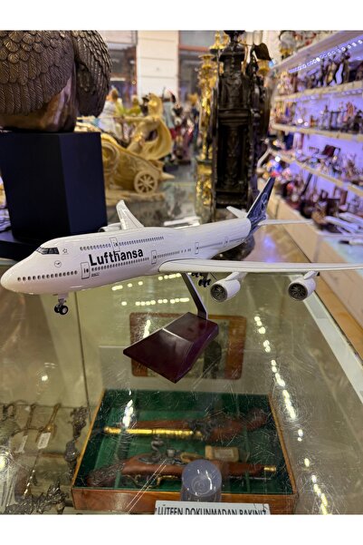 AYDINARTSHOP Lufthansa Boeing 747-8 Uçak Maketi – 1:160 Ölçek 47 cm-Kişiye Öz...