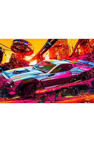 OEM Posterul Cyberpunk 2077 Quadra, 61x90cm, poster1996, Zumzeria