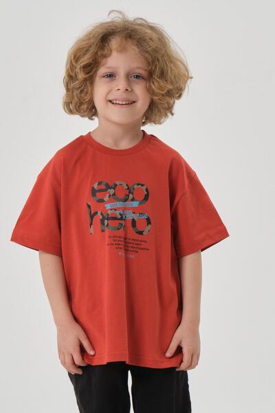 Black One Велосипедний комір з принтом, футболка для хлопчиків