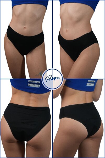 PEDDON Chiloți ultra-higienici pentru flux zilnic Lunar Lemon Tart Lenjerie de corp confortabilă, lavabilă, rezistentă la lichide