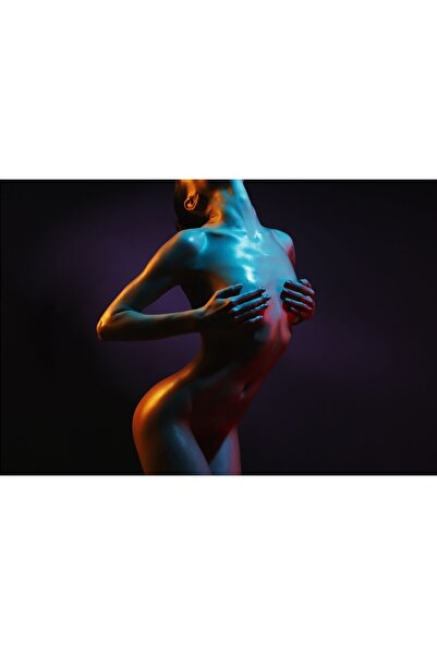 Zumzeria Πίνακας σε καμβά με θέμα "Σύγχρονες Γυμνές Γυναίκες που Ποζάρουν", 80x50εκ., canvaspainting108,