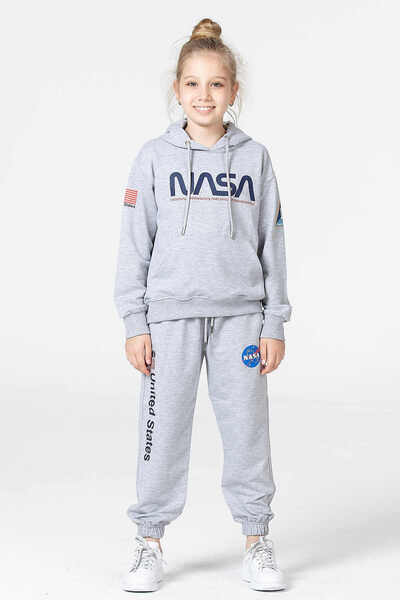 Black One Дівчачий спортивний комплект без шардонів, з 2 нитками, з капюшоном...