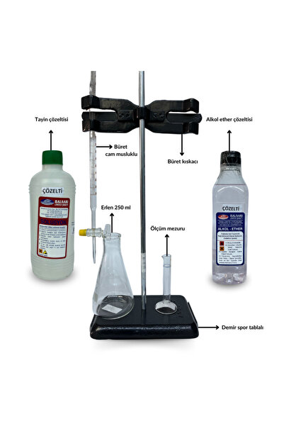 LAB Zeytinyağı Asitlik Tayini Test Seti (Başlangıç Seti)