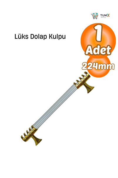 TUMX Luxury Cabinet Cupo Wardrobe Handles 96mm - 224mm Furniture Handles (1 Piece)