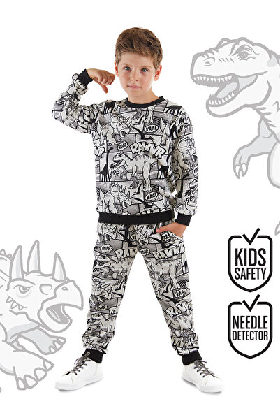 MSHB&G Boy's StripEd Dino Tracksuit SEt
