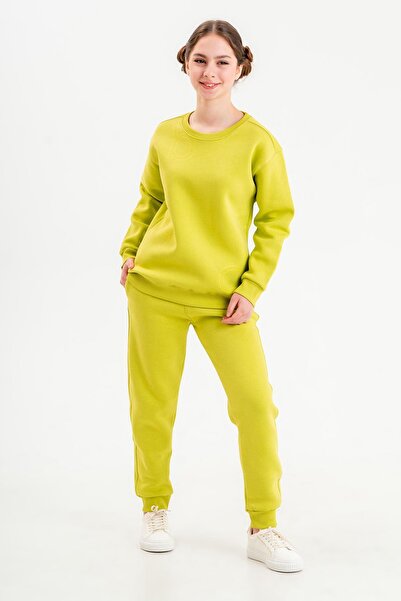 Black One Παιδικό κοστούμι αθλητικής φόρμας Unisex με λαιμόκοψη και χοντρό ύφασμα τριών κλωστών