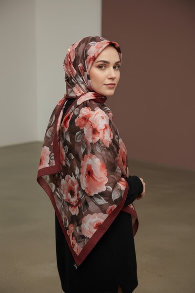 Onur Shawl - Yep a New Fabric Flush Indian Silk Rikkat Pattern Nadide Collection Fashion Store