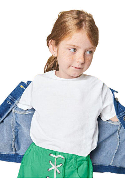 fustite cu luminite Tricou Bumbac Alb - 3-4 ani (98-104 cm)