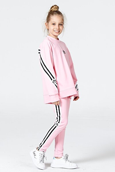 Black One Αθλητικό σετ για κορίτσια ριγέ casual φούτερ και κολάν – Άνετη εφαρμογή, μαλακό ύφασμα