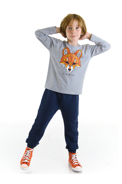 MSHB&G Geometric Fox Boy's T-shirt Pants Set
