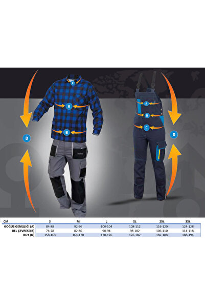 Sara Workwear SARA GROM 3in1 PANTOLON