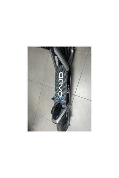 bisiklet dünyam ONVO RX5 Scooter Karbon Deck Pleksi - Lüks Parlak Board & Lek...