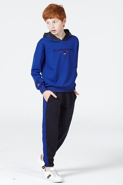 Black One Σετ αθλητικής φόρμας με μακρυμάνικο αγόρι με κουκούλα