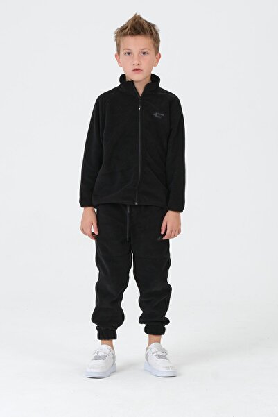 Black One Boy's Polar Fabric Set