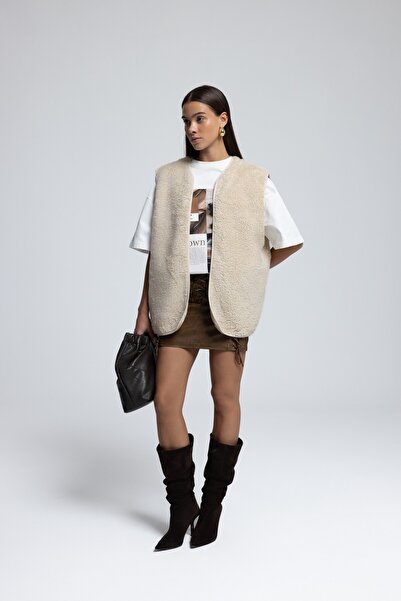 MAI STUDIOS CO. Harlow Bej Teddy Yelek