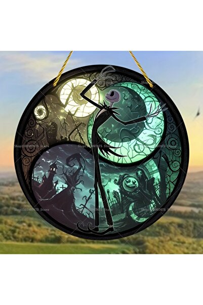 Miniso أكريليك 15 × 15 سم، الطراز 6، كابوس قبل عيد الميلاد، جاك سكيلينجتون، م...