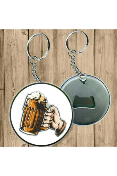 Özcan Tasarım نموذج الكحول - سلسلة مفاتيح مع فتاحة