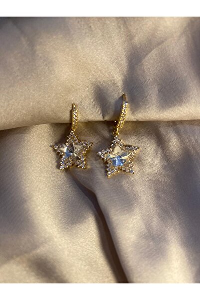 kalia Çelik Taşlı Yıldız Küpe