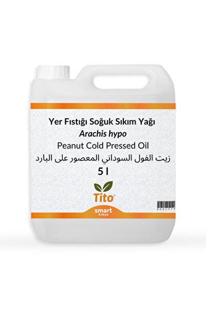 tito Yer Fıstığı Soğuk Sıkım Yağı Arachis hypo 5 litre