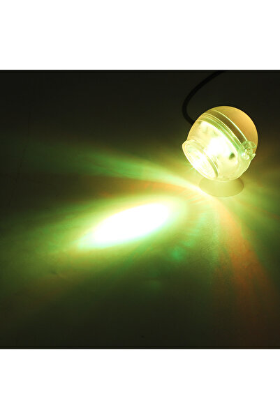 Choice مصباح غوص LED صغير ملون متدرج اللون لحوض السمك باللون الأصفر فقط مع منفذ USB لإضاءة الأسماك الرومانسية