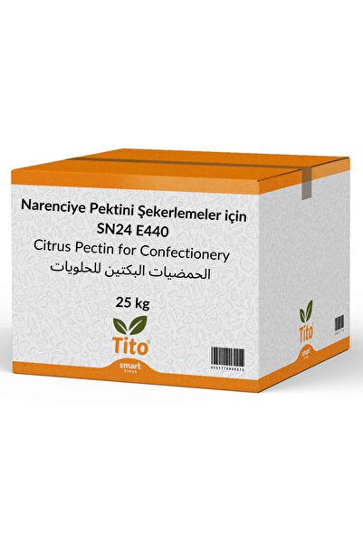 tito Narenciye Pektini SN24 E440 Şekerlemeler için Gıda Tipi 25 kg