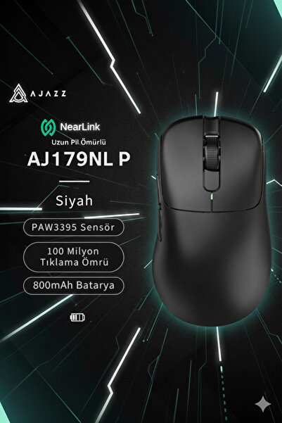 Ajazz Aj179 NL P Near-link 3 Modlu 1000hz 26.000 Dpı 800 Mah Batarya Paw 3395 - Yeni Nesil Bağlantı Modu